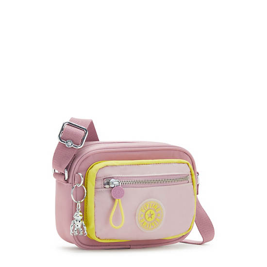 Bolsos Cruzados Kipling Enise Rosas Amarillos | MX 1110YX